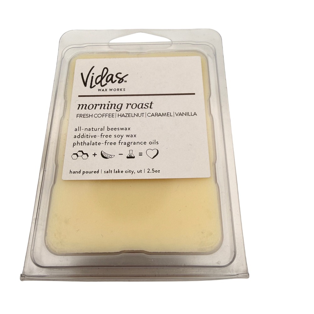 Vidas Wax Works Morning Roast Coffee Scented Candle & Wax Melts Set Brown Tin - Picture 7 of 7